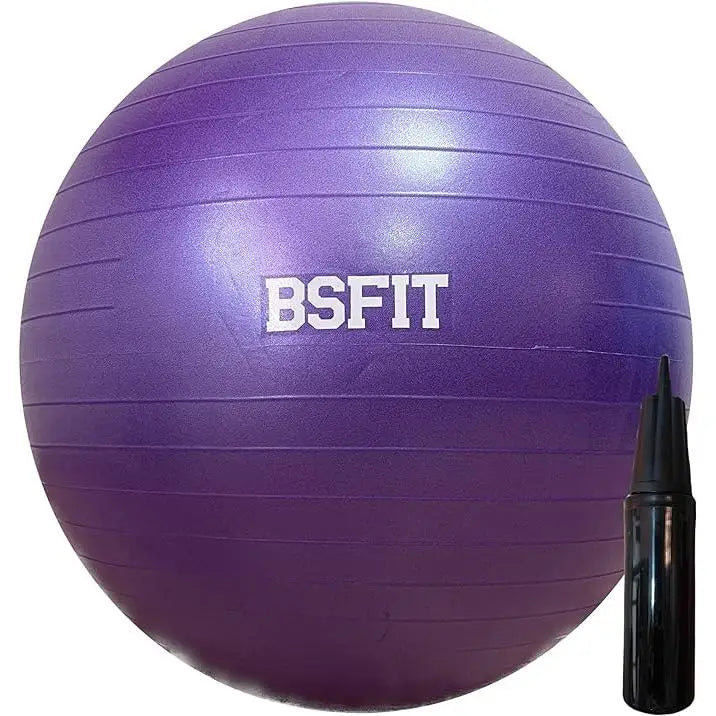 Pelota de pilates con inflador