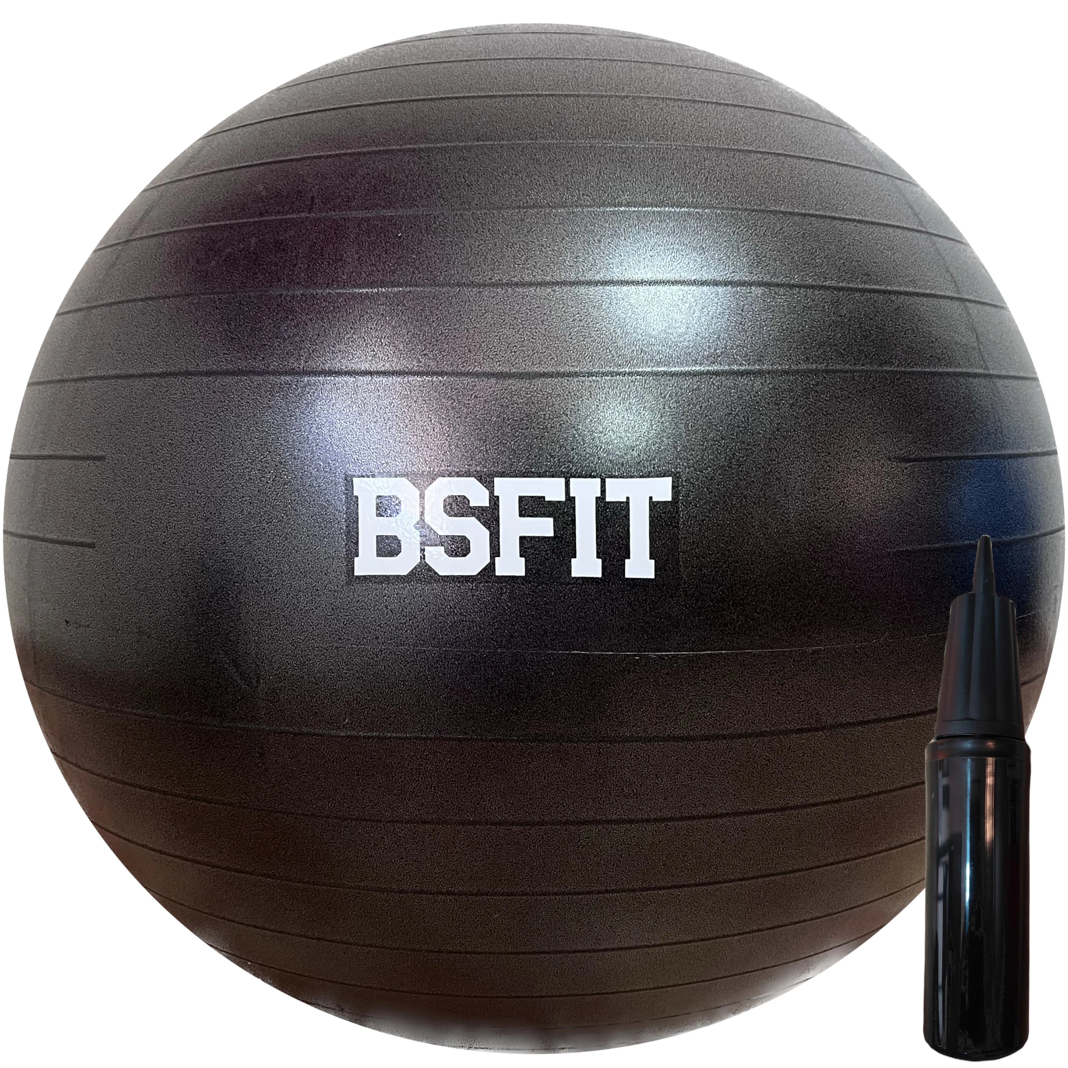 Pelota de pilates con inflador