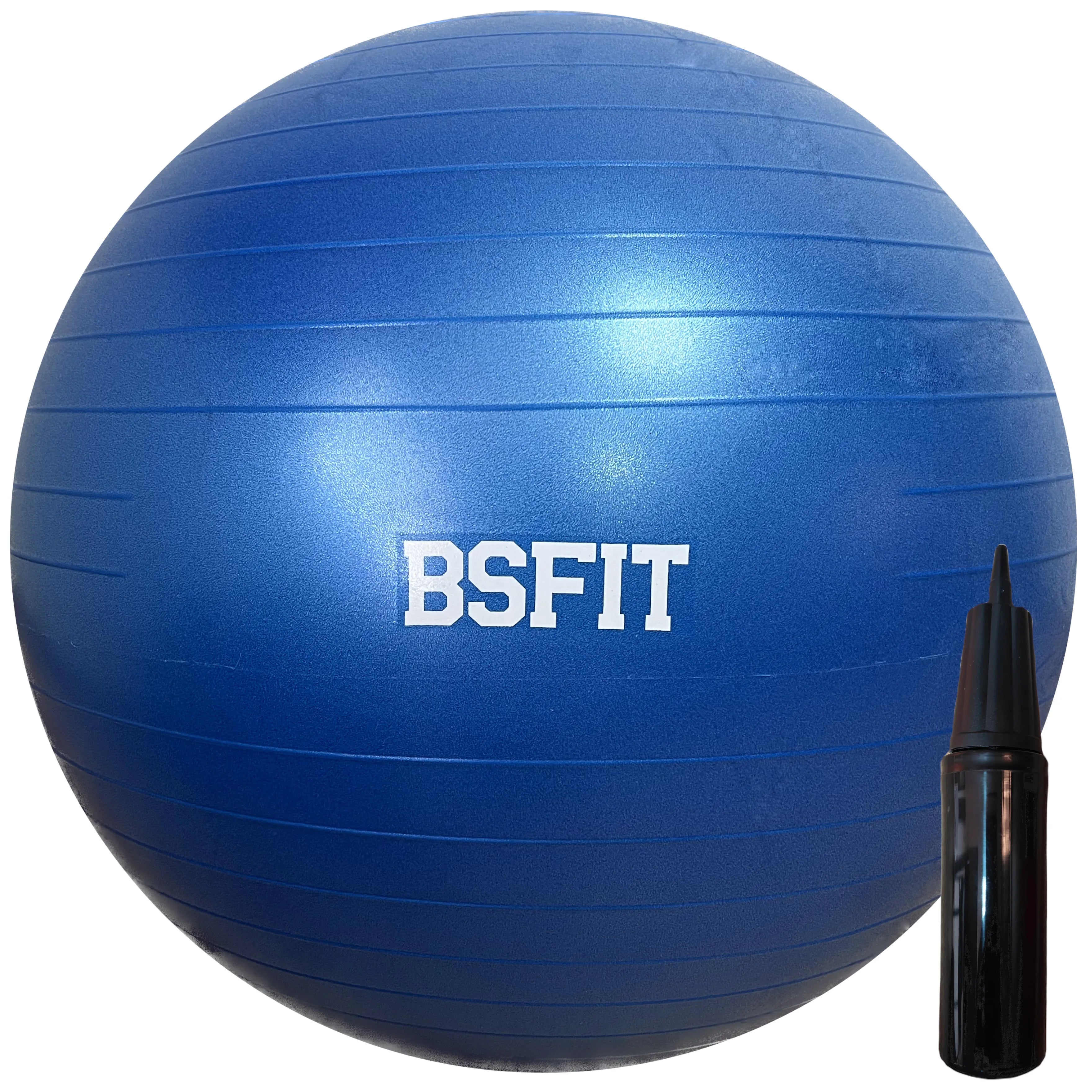 Pelota de pilates con inflador