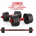 Mancuernas ajustables 3 en 1